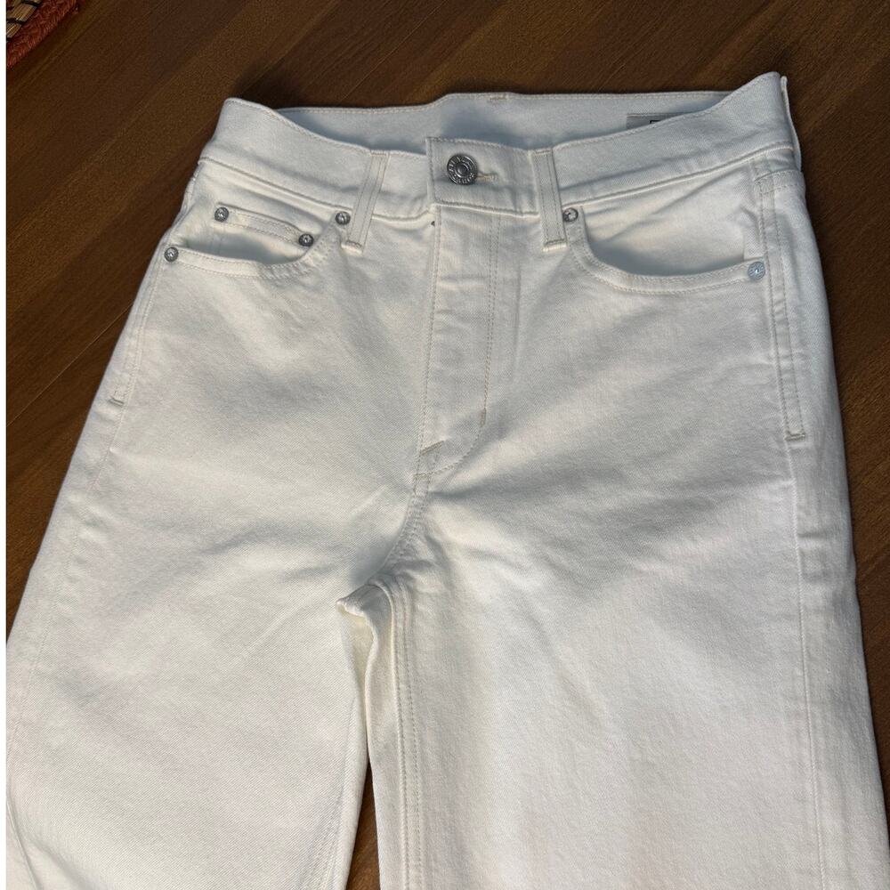 AYR The Secret Sauce White Straight Leg Jeans Size 26 Short - Picture 5 of 8